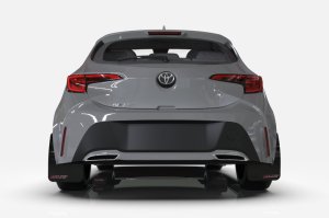 Hyundai Veloster N Mud Flap - Rally Armor - BCE Logo - Black - `19-`22